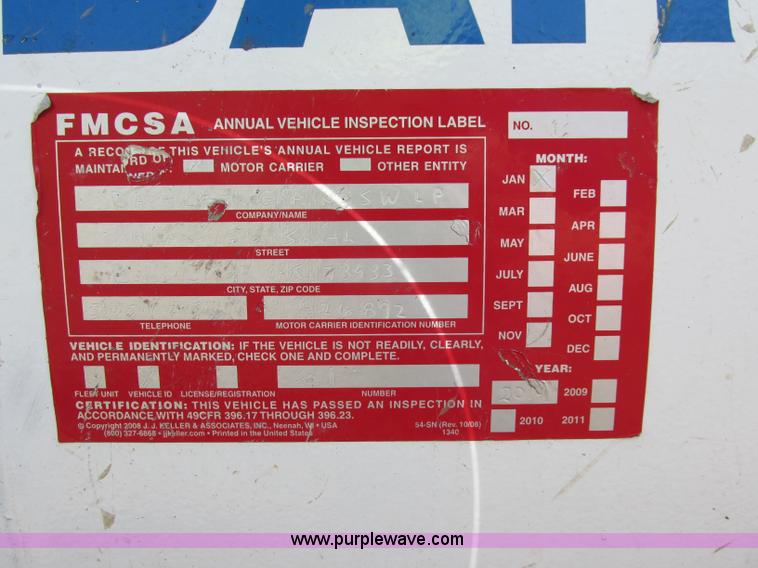 image for item BK9168 2011 Duo Lift anhydrous ammonia nurse tank