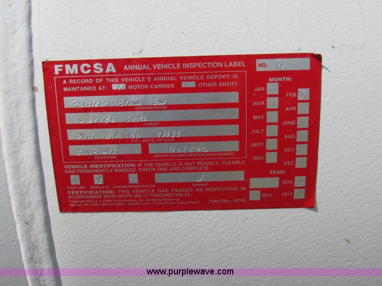 image for item BK9179 2011 Duo Lift anhydrous ammonia nurse tank