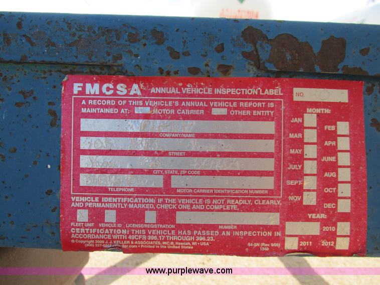 image for item BK9196 Dura-Flex anhydrous ammonia nurse tank