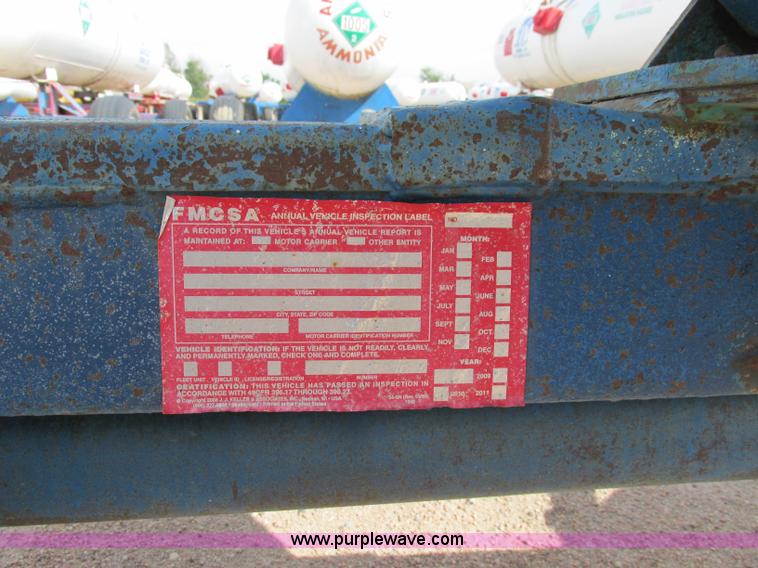 image for item BK9197 Dura-Flex anhydrous ammonia nurse tank