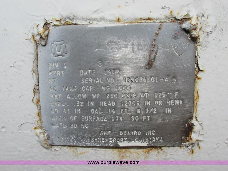 image for item BK9209 Tote Systems anhydrous ammonia nurse tank