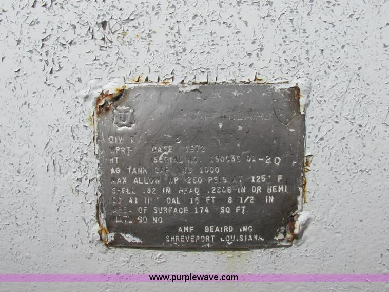 image for item BK9226 Anhydrous ammonia nurse tank