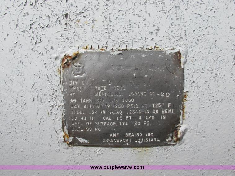 image for item BK9226 Anhydrous ammonia nurse tank