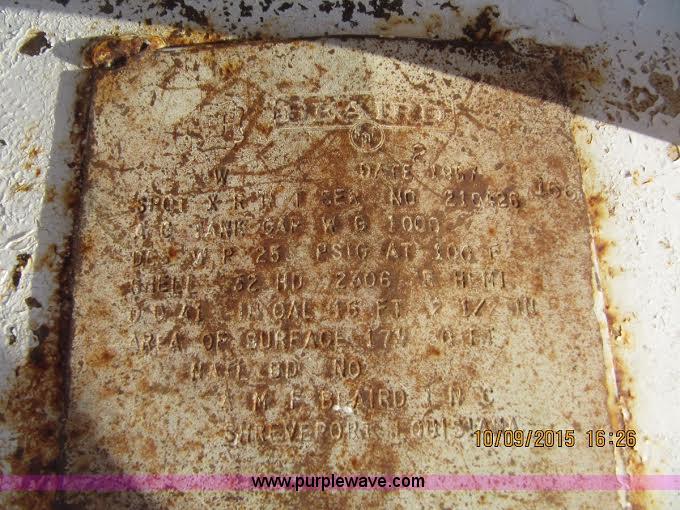 image for item BK9236 Anhydrous ammonia nurse tank