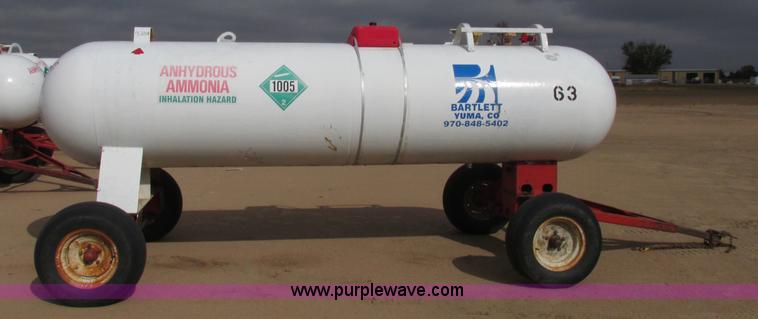image for item BK9237 Anhydrous ammonia nurse tank