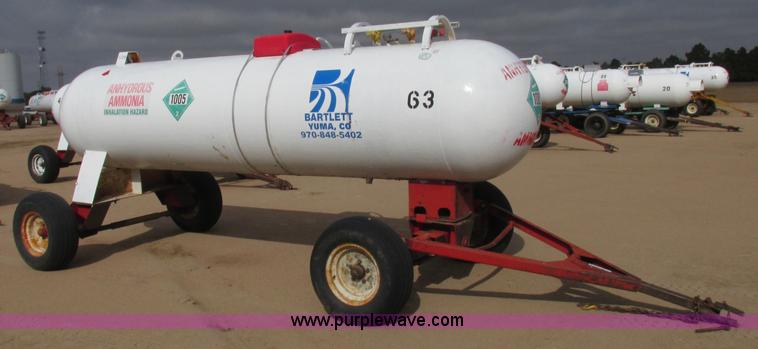 image for item BK9237 Anhydrous ammonia nurse tank