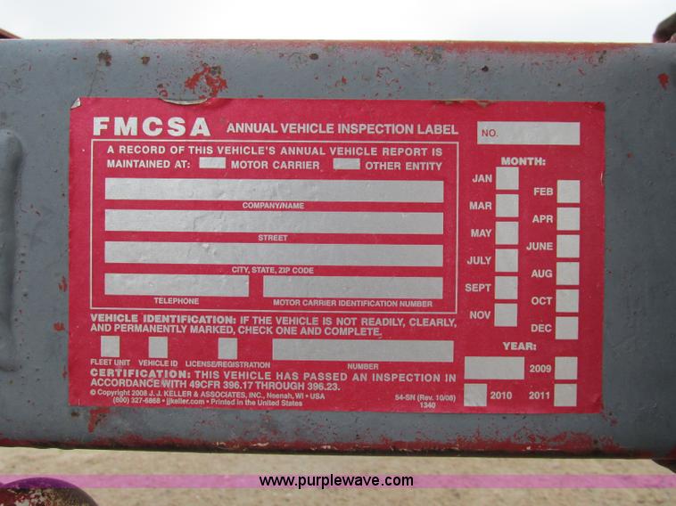 image for item BK9237 Anhydrous ammonia nurse tank