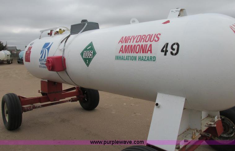 image for item BK9238 Anhydrous ammonia nurse tank
