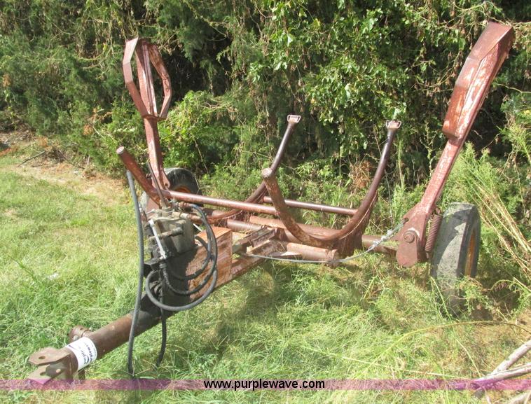 image for item H1156 Shop built hydraulic bale carrier and hay rack