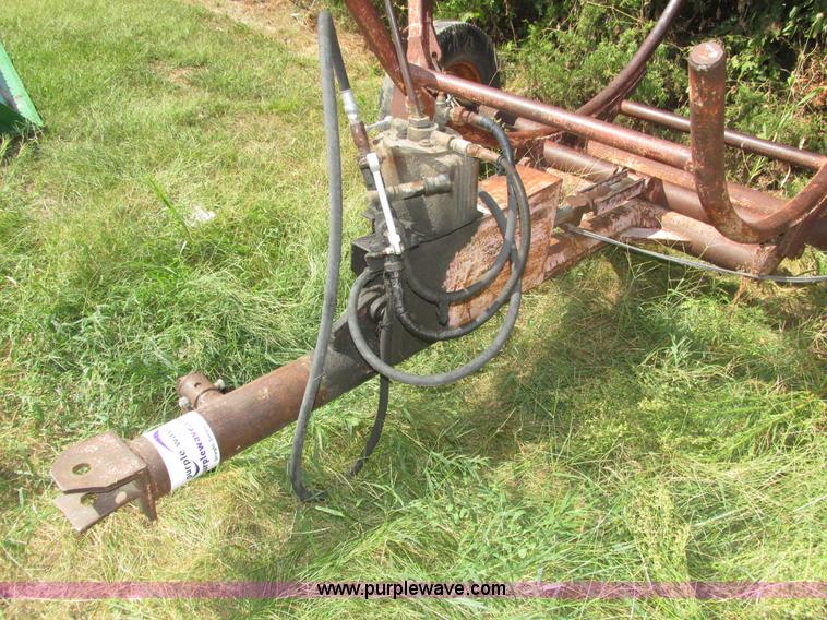 image for item H1156 Shop built hydraulic bale carrier and hay rack