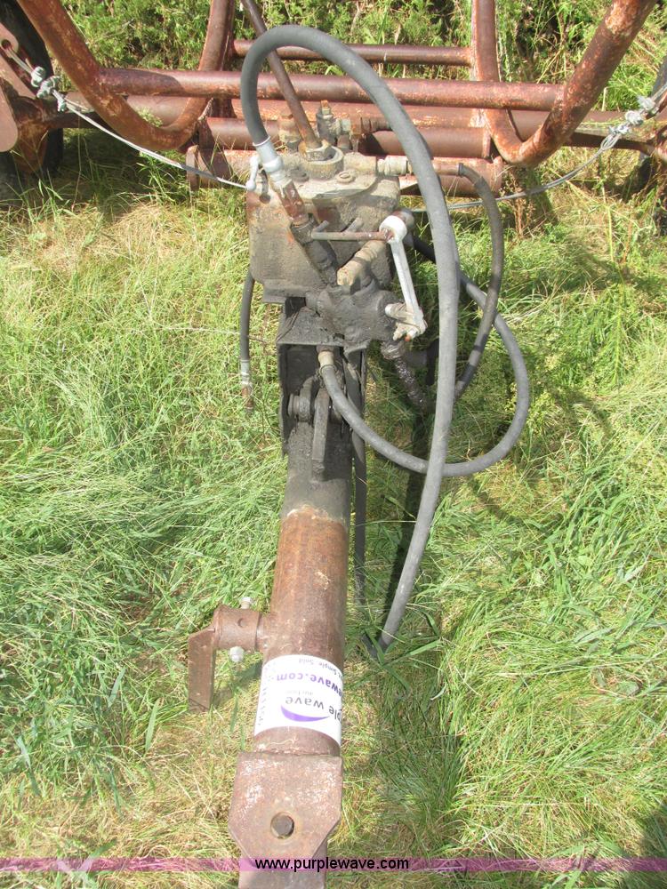 image for item H1156 Shop built hydraulic bale carrier and hay rack