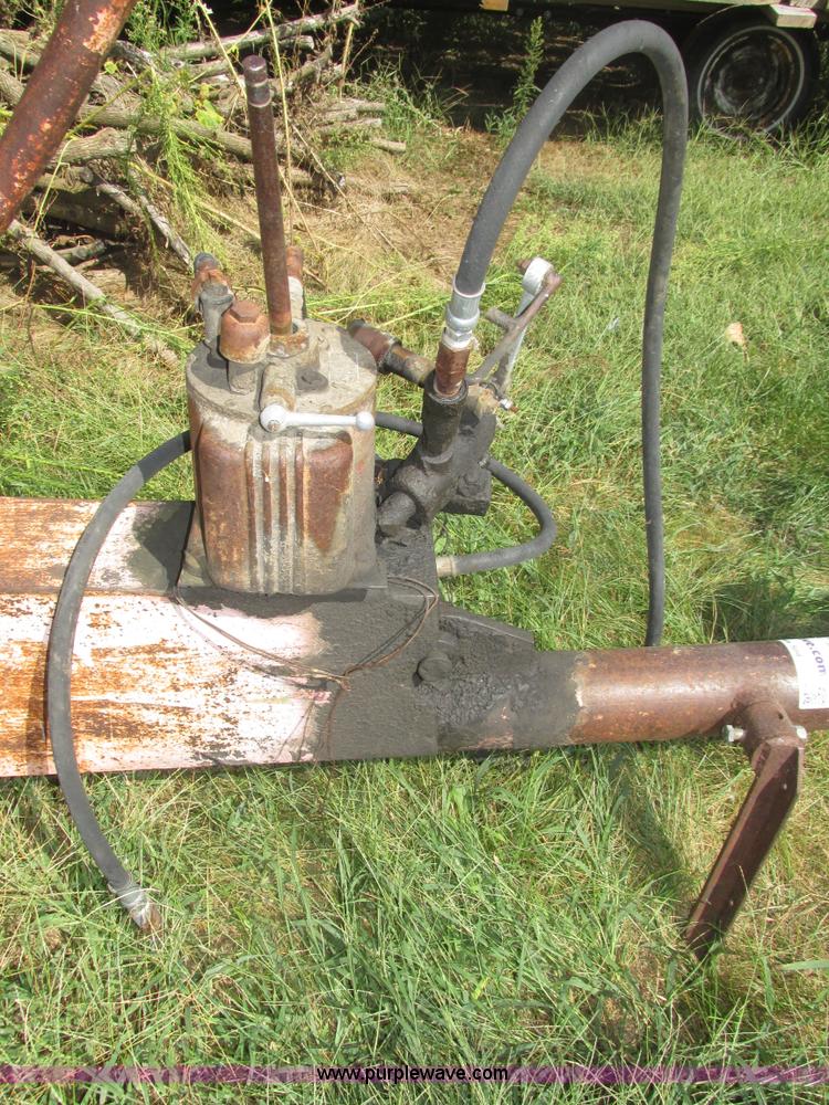 image for item H1156 Shop built hydraulic bale carrier and hay rack