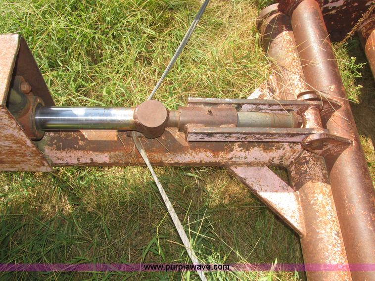 image for item H1156 Shop built hydraulic bale carrier and hay rack