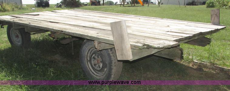 image for item H1156 Shop built hydraulic bale carrier and hay rack