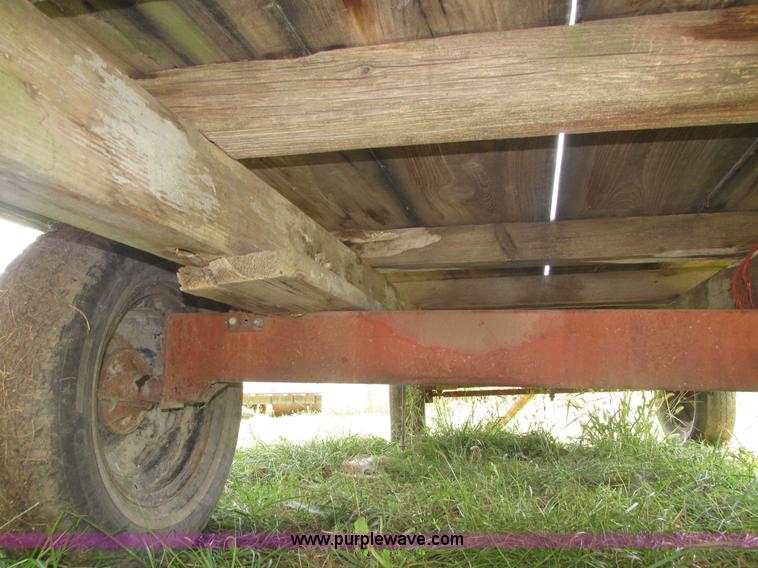 image for item H1156 Shop built hydraulic bale carrier and hay rack