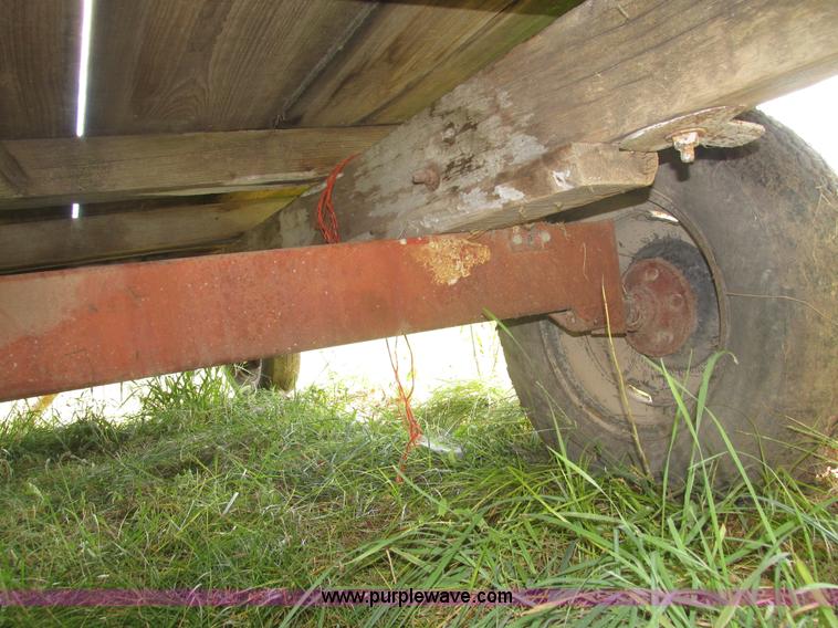 image for item H1156 Shop built hydraulic bale carrier and hay rack