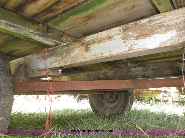 image for item H1156 Shop built hydraulic bale carrier and hay rack