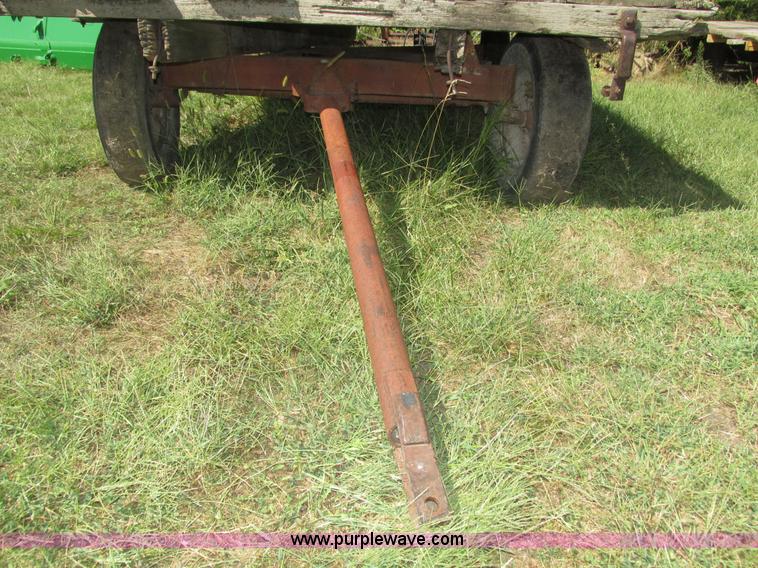 image for item H1156 Shop built hydraulic bale carrier and hay rack