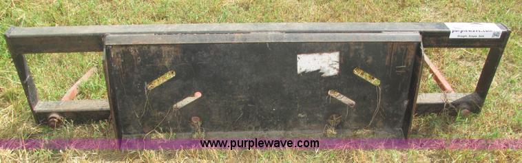 image for item H1157 Shop built bale spear skid steer attachment