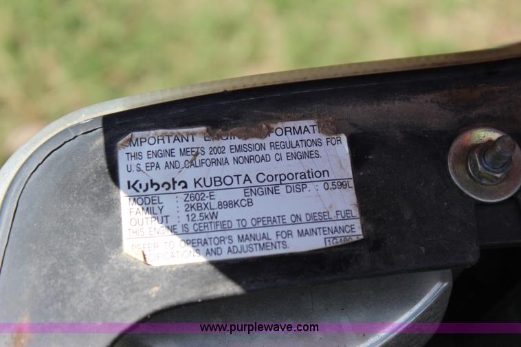 image for item J4406 2003 Kubota BX1500 MFWD tractor