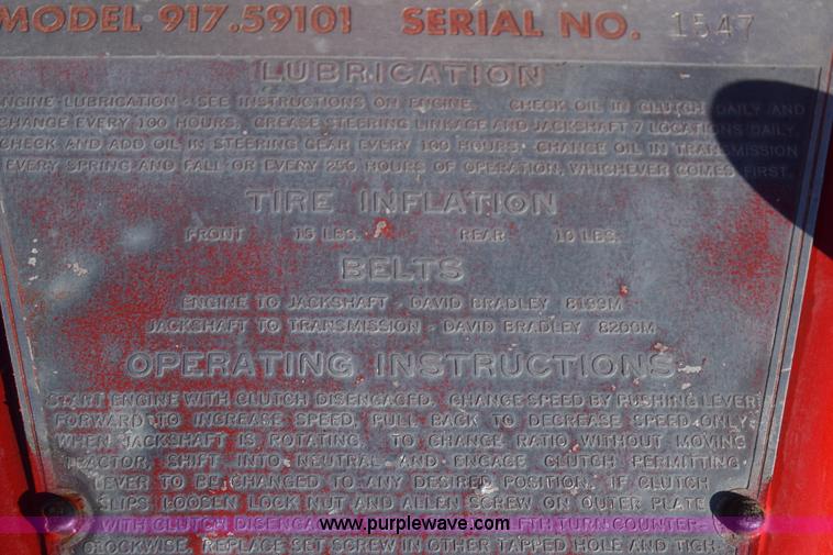 image for item J7124 David Bradley tractor