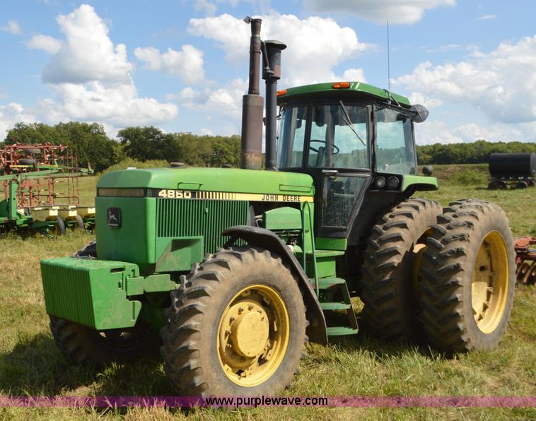 image for item L4086 1988 John Deere 4850 MFWD tractor