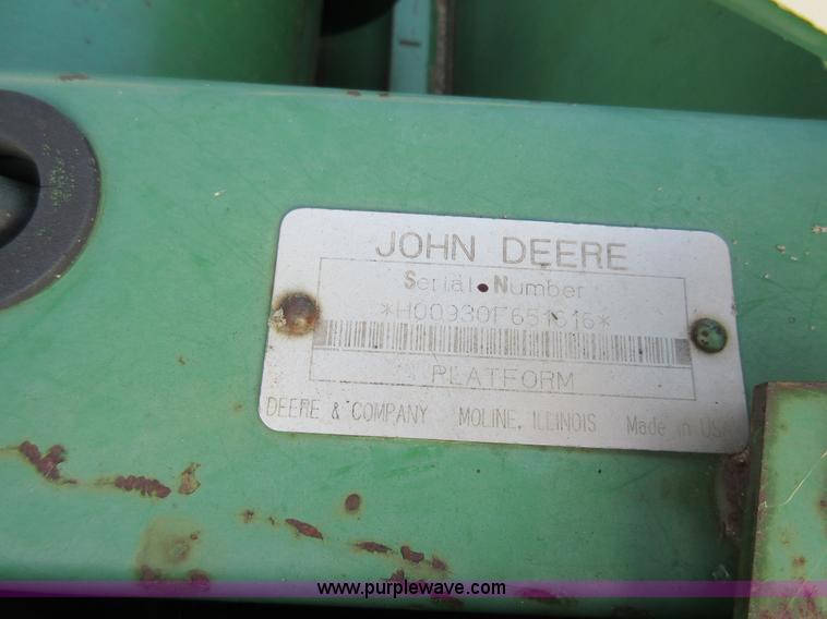 image for item L4087 John Deere 930 platform head