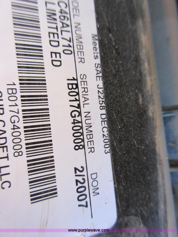 image for item BB9218 2007 Cub Cadet 37AC46AL710 Limited Edition utility vehicle