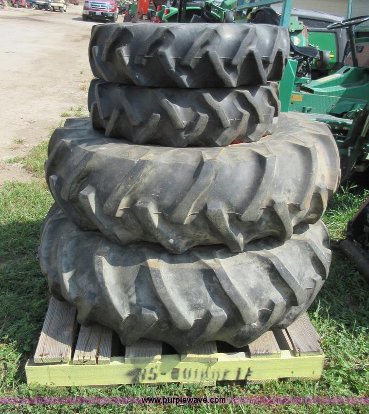image for item BB9227 (4) assorted tires and wheels