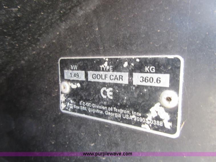 image for item BB9235 2001 Ez-go K401 golf cart
