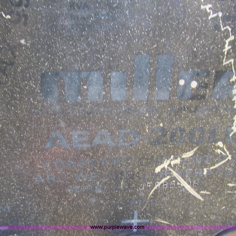image for item BG9245 Miller AEAD200LL welder/generator