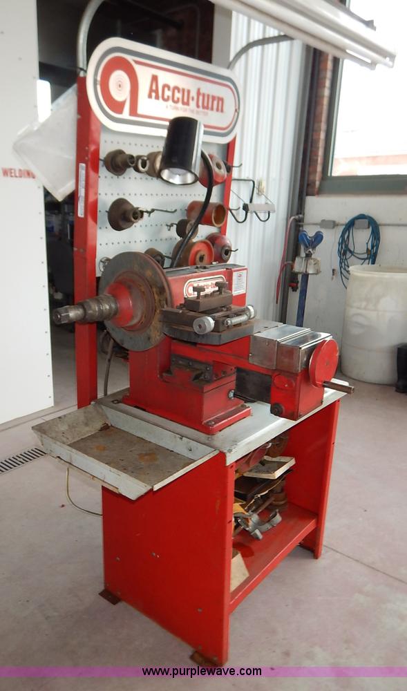 image for item BH9777 Accu Turn rotary brake lathe