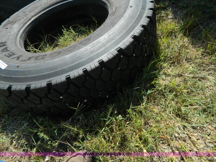 image for item BJ9001 (2) 12R22.5 tires