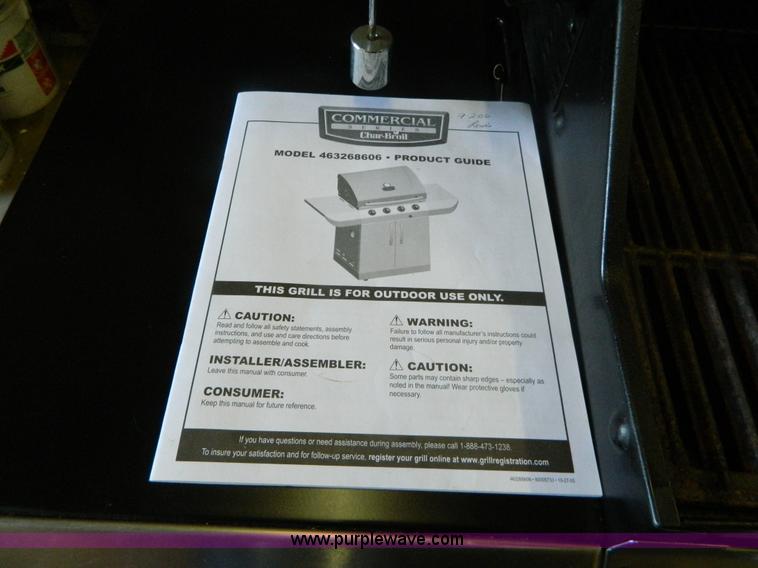 image for item BJ9041 Char-Broil Commercial Series barbecue grill