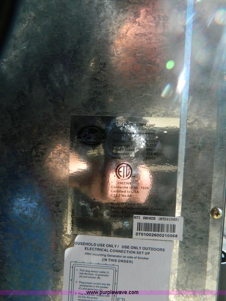 image for item BJ9045 Bradley smoker