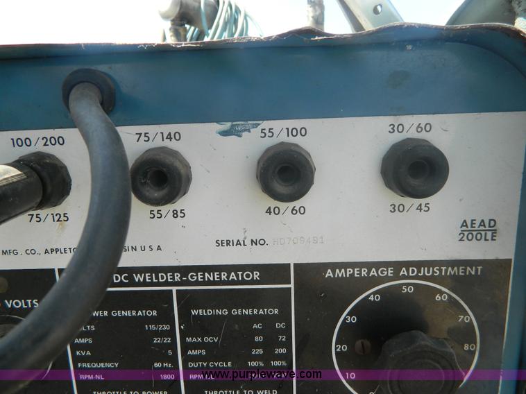 image for item BT9984 Miller 115/230 AC/DC welder