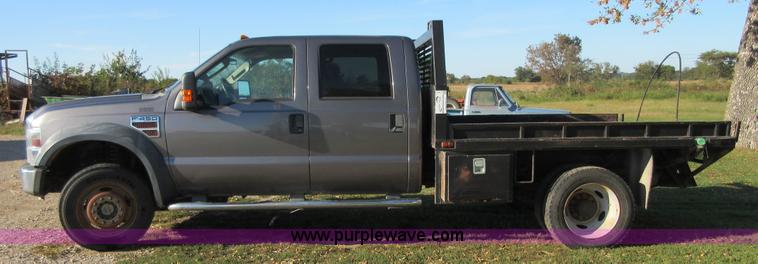 image for item I1947 2010 Ford F450 Super Duty XLT Crew Cab flatbed truck