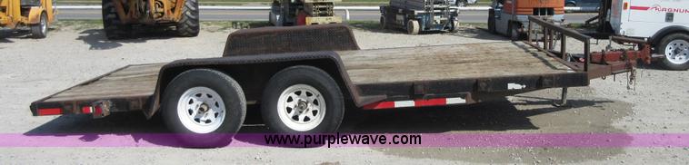 image for item I1965 1997 shop built car trailer