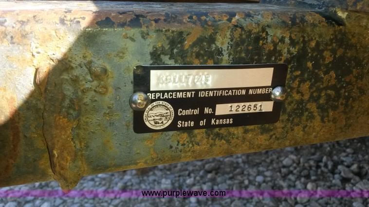 image for item I1965 1997 shop built car trailer