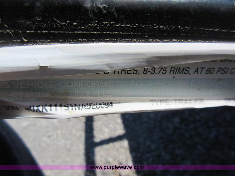 image for item I6443 1992 Tow Go tilt deck trailer