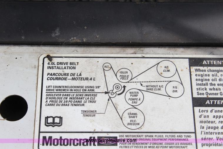 image for item J3625 2000 Ford Ranger SuperCab pickup truck