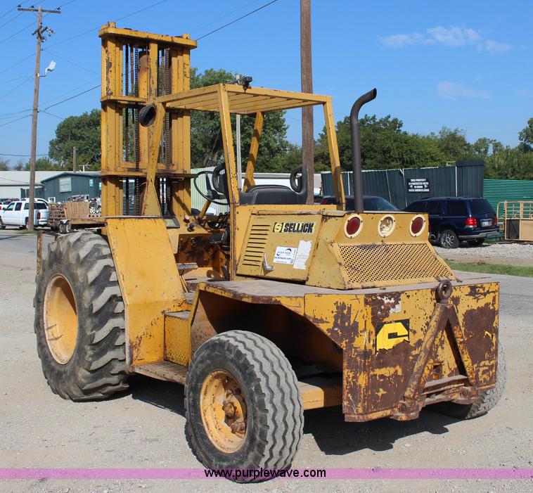 image for item J4380 Sellick 5000 rough terrain forklift