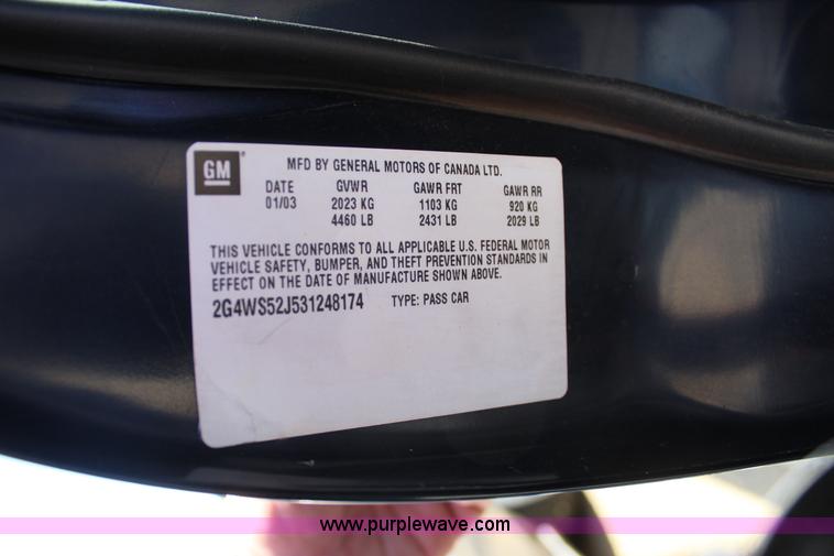 image for item J4381 2003 Buick Century