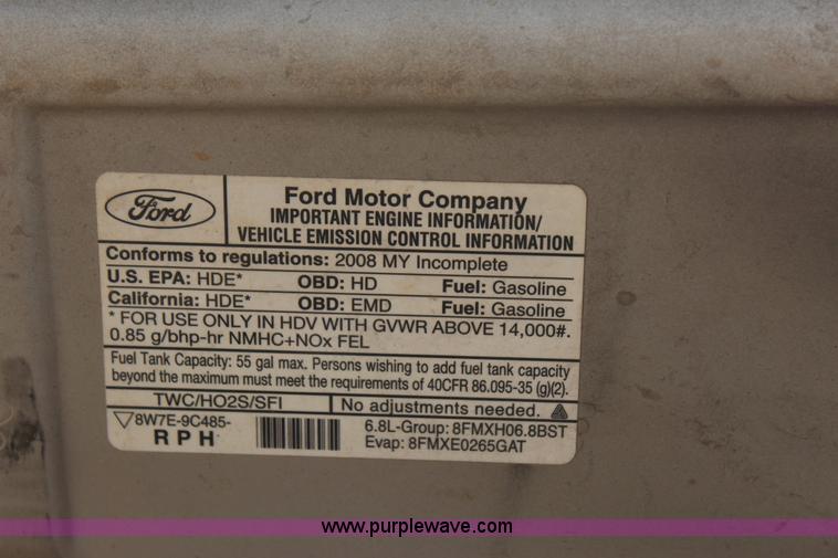 image for item J4388 2008 Ford Econoline E450 bus