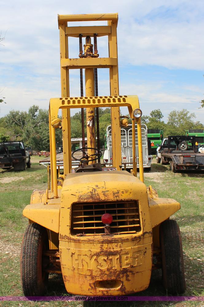 image for item J4393 1972 Hyster H150F rough terrain forklift