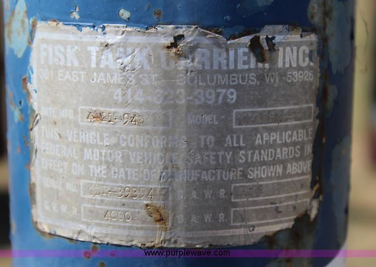 image for item J4409 1994 Fisk Tank Classic tank carrier