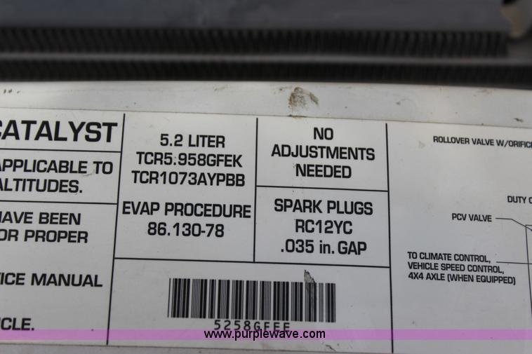 image for item J4418 1996 Dodge Ram 1500 pickup truck