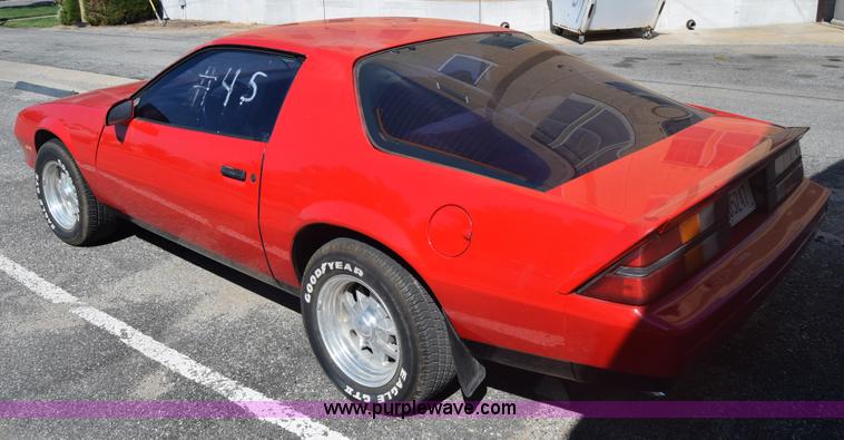 image for item J7233 1985 Chevrolet Camaro Berlinetta