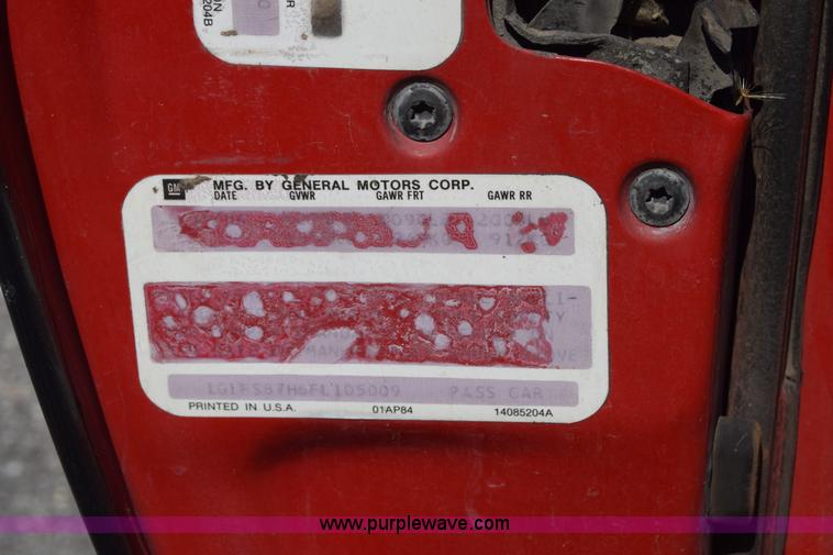 image for item J7233 1985 Chevrolet Camaro Berlinetta