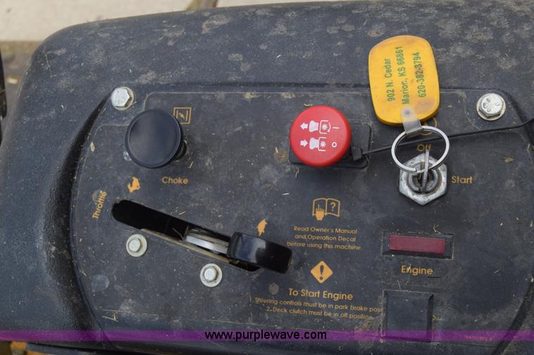 image for item J8037 Hustler Super Z lawn mower